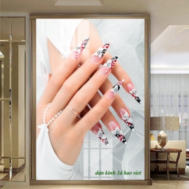 High-quality window decals for nail salons and spas.