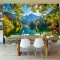 Wall sticker featuring rivers and mountains n2026-75