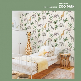 Cartoon children's defense Korean wallpaper 5131-1