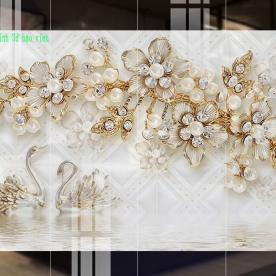 3d double-sided glass painting sfk002