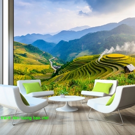 Me380 mountain landscape murals