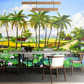 Giấy dán tường phong cảnh ft161