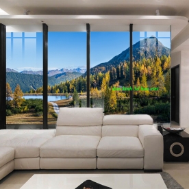 Tranh dán kính 3d 2 mặt phong cảnh n2003-348