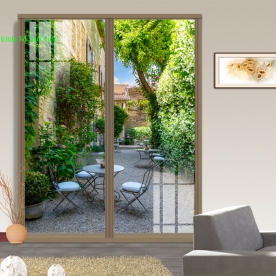 Tranh dán kính 3d 2 mặt phong cảnh n2003-354