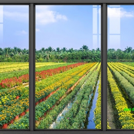 Tranh dán kính 3d mặt phong cảnh m121