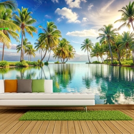 Tranh dán tường phong cảnh biển n2005-16