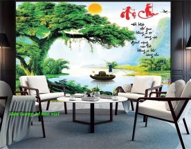 Giấy dán tường phòng khách n2026-31