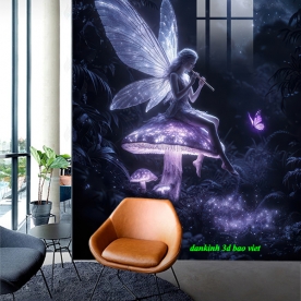 Tranh dán kính 3d 2 mặt k623