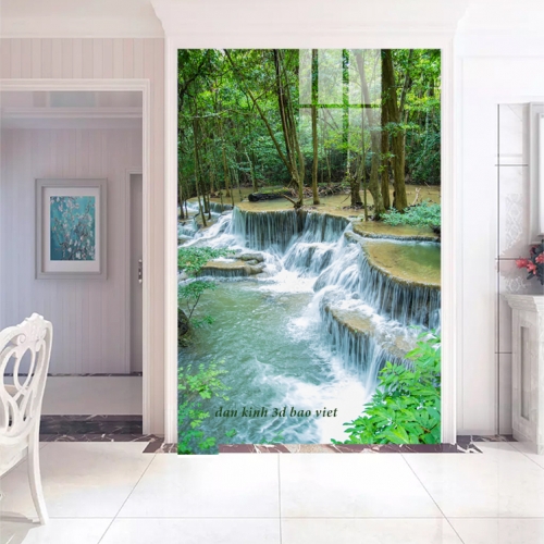Tranh dán kính 3d 2 mặt phong cảnh n2026-35