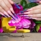 Tranh dán tường 3d tiệm nail nails082