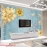 3d living room wallpaper fl203