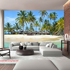 Wallpaper living room s265