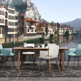 Wall murals for cafe me302