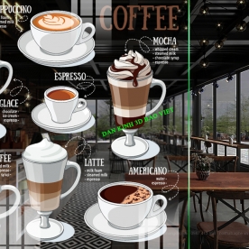 High quality 3d transparent glass decal sticker se120