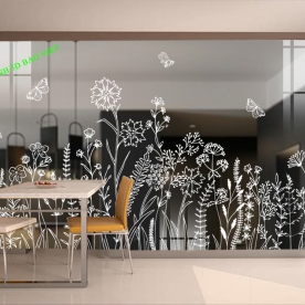 Art glass decal sticker glass076