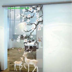 Decal dán kính cao cấp 3d trong suốt se142