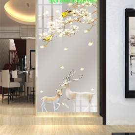 Tranh dán kính 3d 2 mặt k570