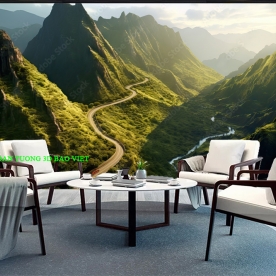 Tranh dán tường sông núi n2003-231