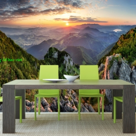 Tranh dán tường sông núi n2003-232