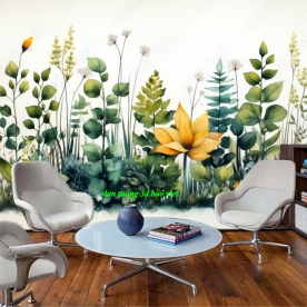 Giấy dán tường lá cây n2004-492