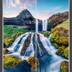 Tranh dán kính 3d 2 mặt phong cảnh n2004-446