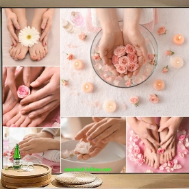 Decal dán kính cao cấp nhìn 1 chiều nails spa n2005-324