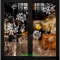 Decal dán kính nghệ thuật 3d trong suốt hoa sen glass177