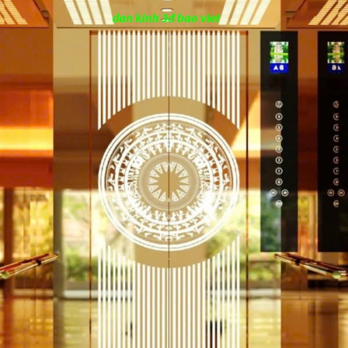 Decal dán kính nghệ thuật 3d trong suốt siglass144