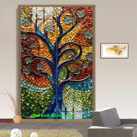 Tranh dán kính cổ điển 3d 2 mặt n2005-327