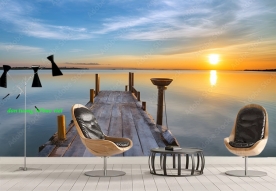 Tranh dán tường sông núi n2005-317