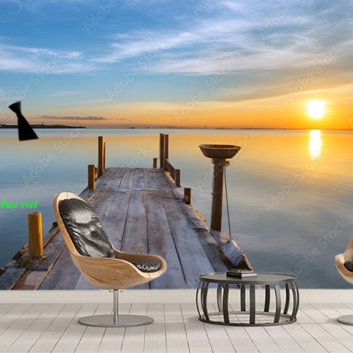 Tranh dán tường sông núi n2005-317