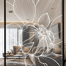 Decal dán kính nghệ thuật mglass200