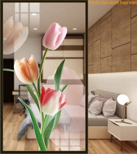 Tulip se054 high-quality double-sided glass decal