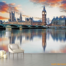 City landscape mural me339