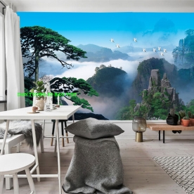 Giấy dán tường phòng khách ft159