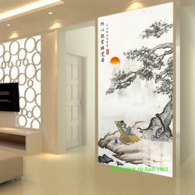 Tranh dán kính 3d 2 mặt k572