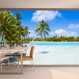 Tranh dán tường phong cảnh biển n2003-301