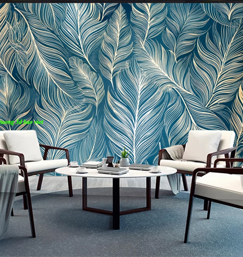 Giấy dán tường lá cây n2004-538