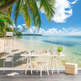 Tranh dán tường phong cảnh biển n2004-517