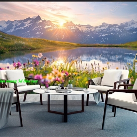 Tranh dán tường sông núi n2004-514