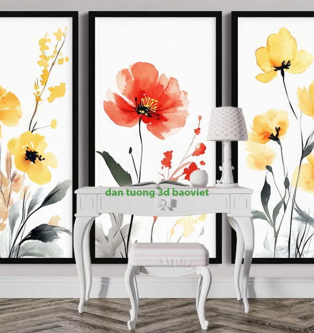 Giấy dán tường phòng khách 3d k615