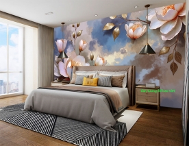 Giấy dán tường phòng ngủ h404