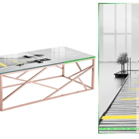 3d glass decal for k424 . glass table top