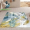 3d glass decal for glass table top me384