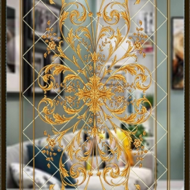 High quality glass decal se066