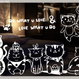 White glass decal glasses048