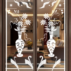 Art glass decal stickers glasses040