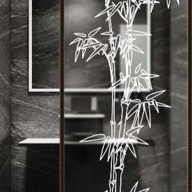 Art glass decal stickers glasses041