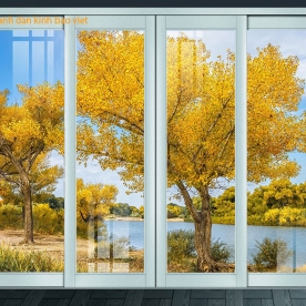 Double-sided glass painting se366