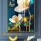 Double-sided lotus glass painting me248